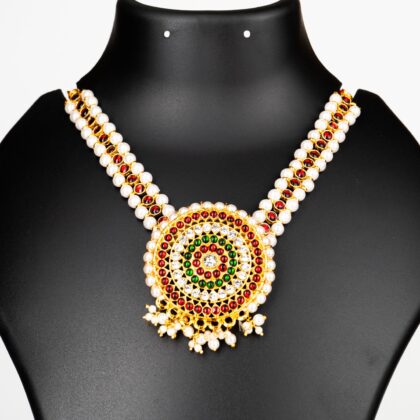 Pearl Halo Kundan Necklace